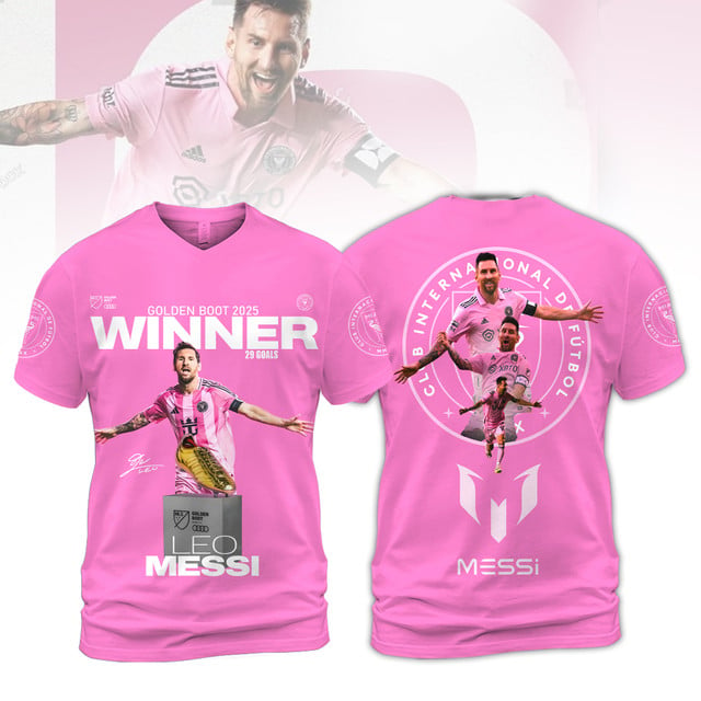 Premium MLS LNM Golden Boot 2025 Winner T-shirt V9 NMD TTV