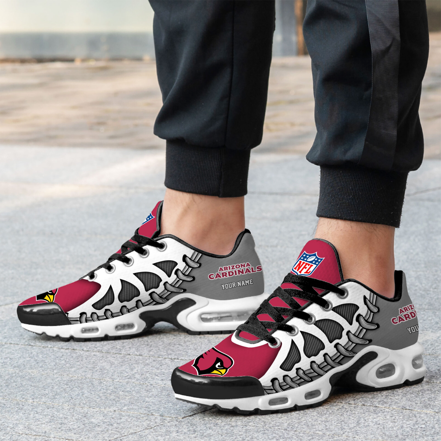 Premium NFL ARI Spine Rush Air Max Sneaker V4 NMD  TTV