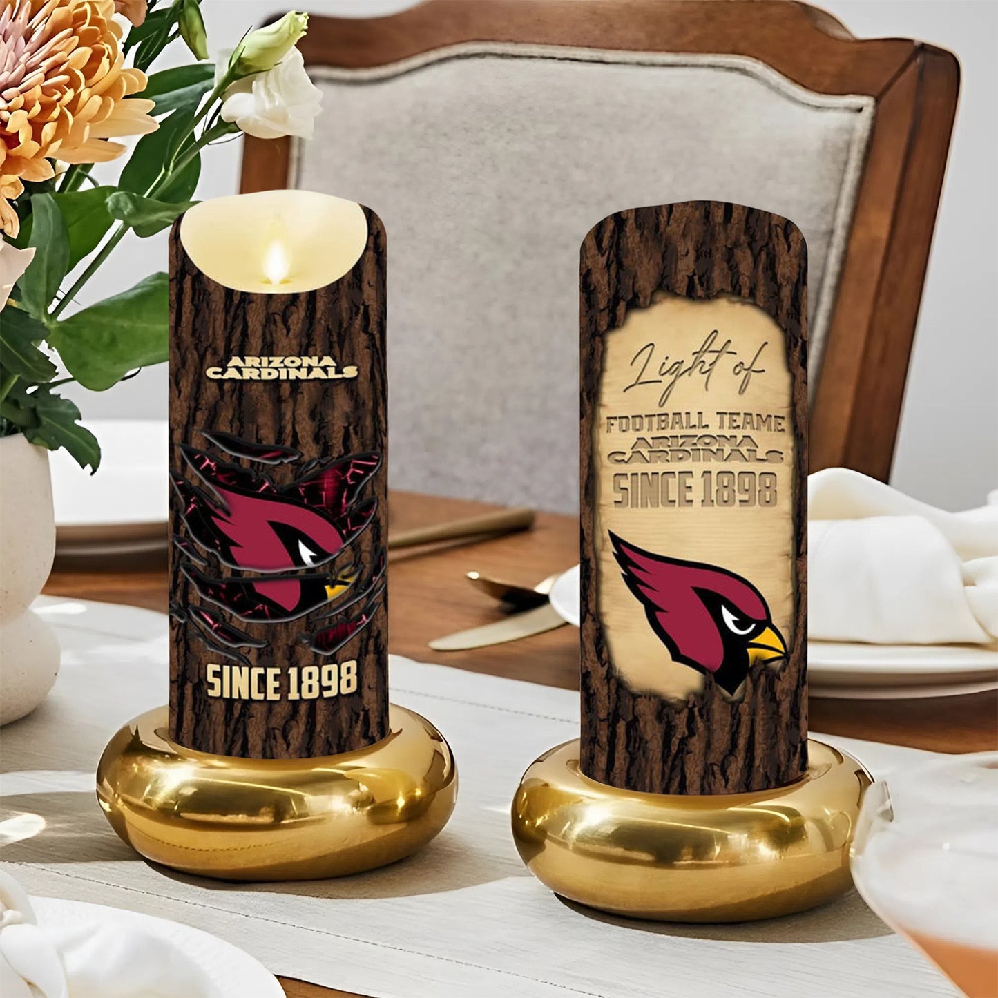Premium NFL ARI Victory Candle NDT NHM