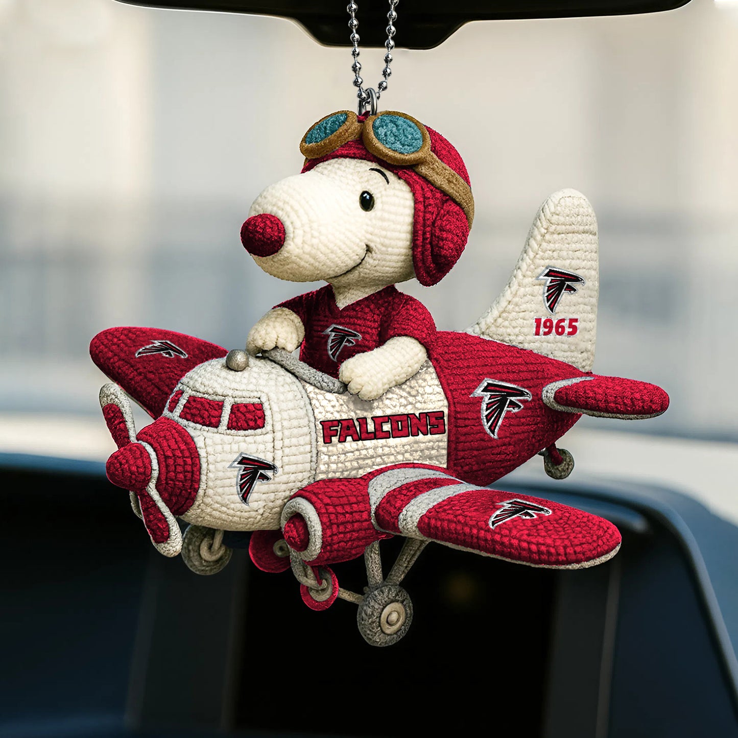 Premium NFL ATL x SNP Knitted Car Ornament V6 NMD NHM