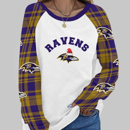 Premium NFL BAL Cozy Round Neck Raglan Sleeve Sweatshirt V1 NMD NHM