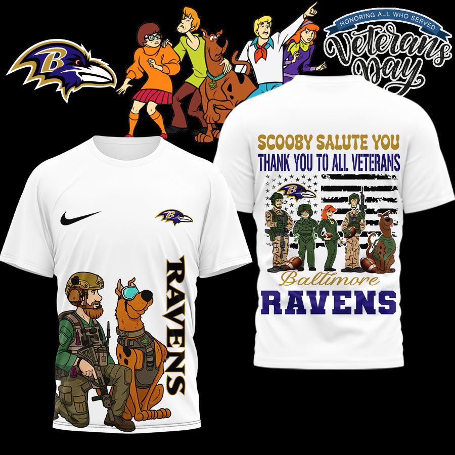 Premium NFL BAL x SCO Salute Veterans T-shirt V15 NMD NHM