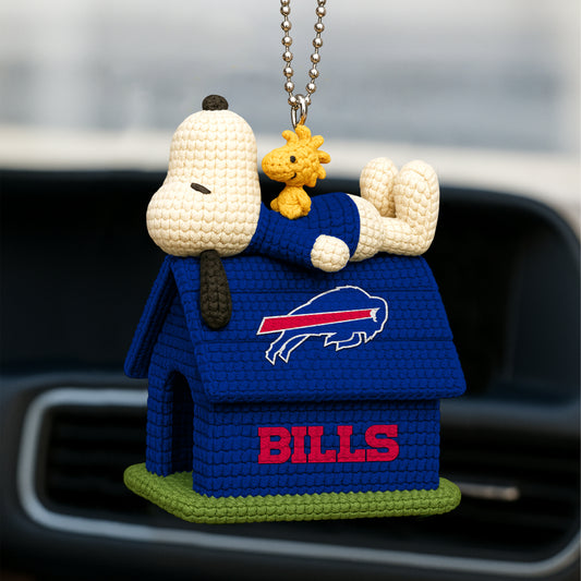 Premium NFL BUF x SNP Knitted Car Ornament V8 NMD NHM