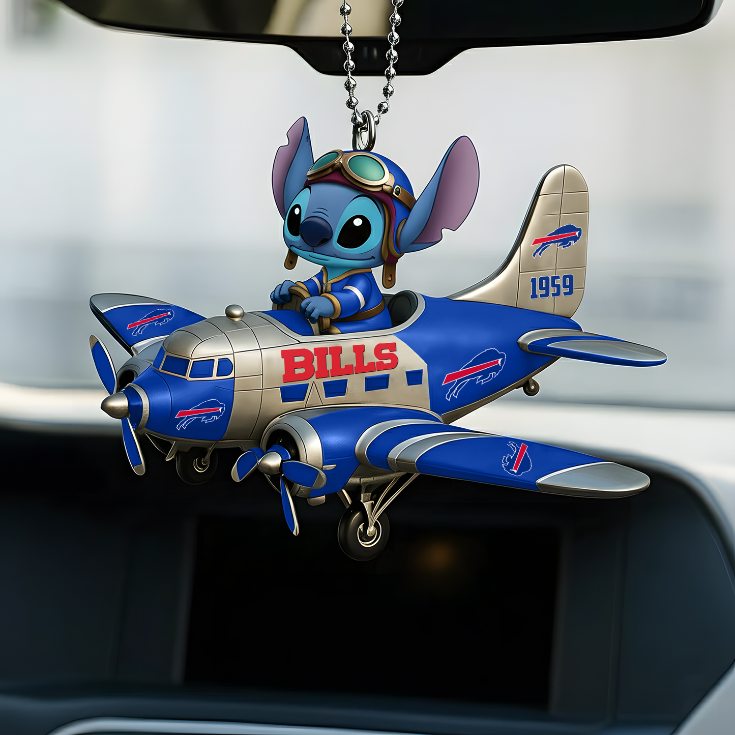 Premium NFL BUF x ST Car Ornament V1 DatND DVT