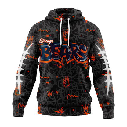 Premium NFL CHI Special Graffiti Hoodie V2 NMD  TTV