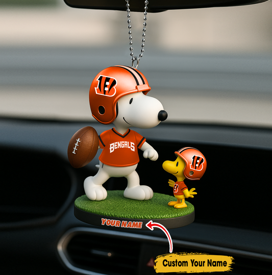 Premium NFL CIN x SNP Car Ornament V4 NMD TTV