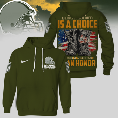 Premium NFL CLE Army Veteran Shirt V1 NMD 221025 TTV