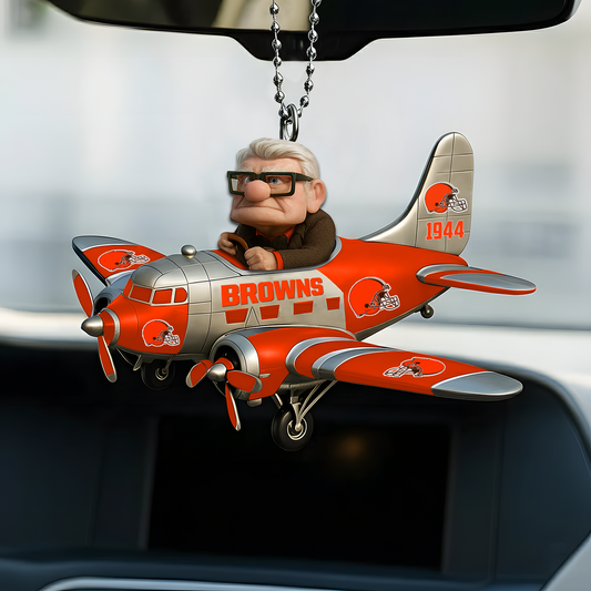 Premium NFL CLE x CARL Car Ornament V1 DATND TANTD