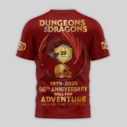 Premium NFL CLE x Dungeons And Dragons 50th Anniversary Shirt V15 NMD TTV