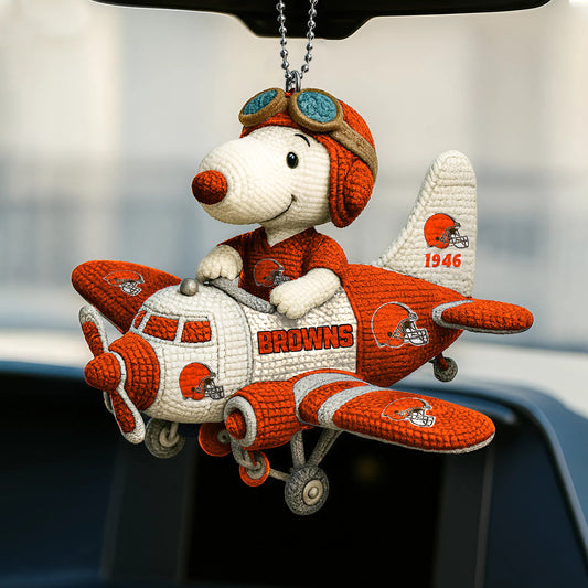Premium NFL CLE x SNP Knitted Car Ornament V6 NMD NHM