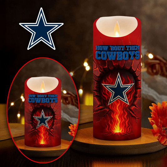 Premium NFL DAL Led Candle V2 NMD TTV
