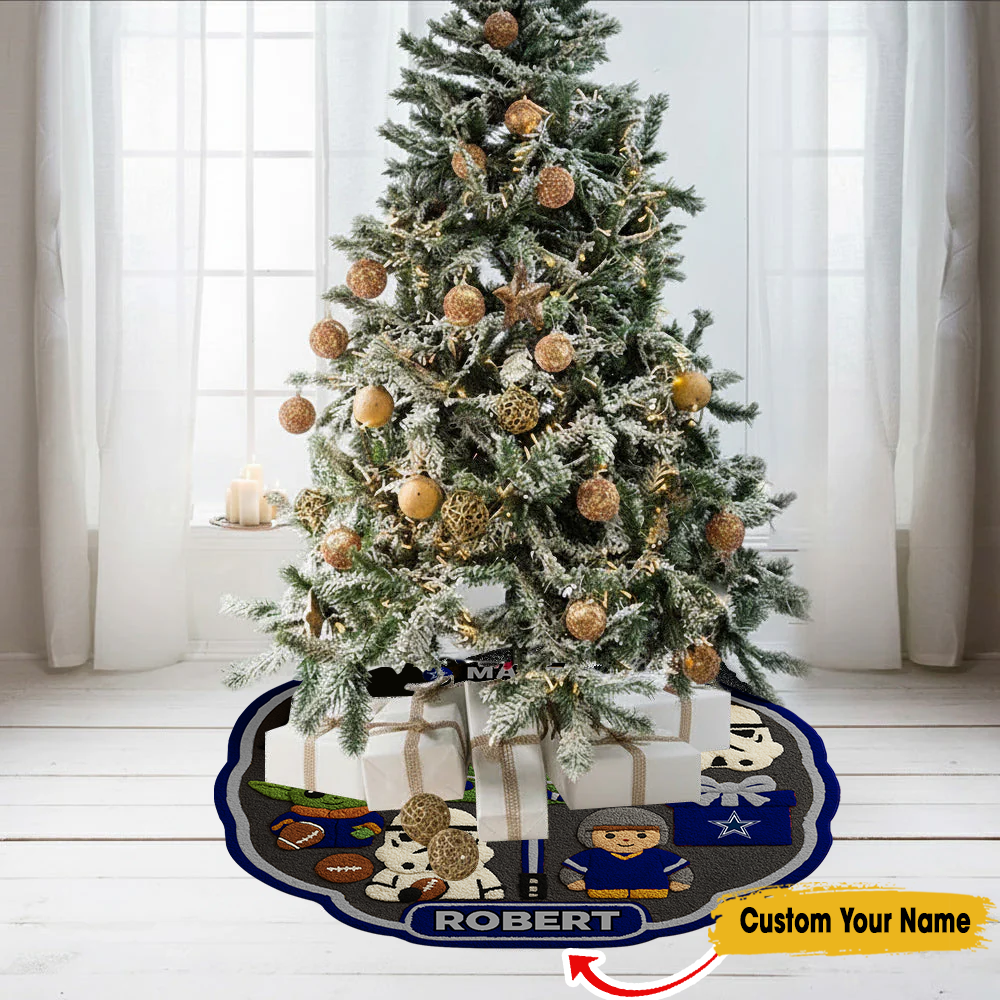 Premium NFL DAL x STW Christmas Tree Skirt V1 NMD TTV