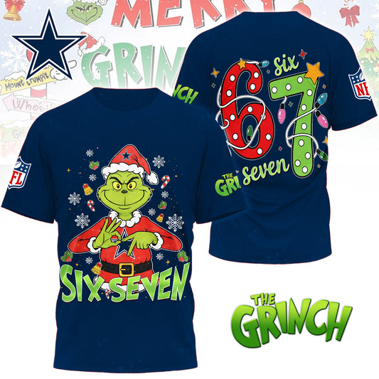 Premium NFL DAL x The Grinch Six Seven T-shirt V14 NMD NHM