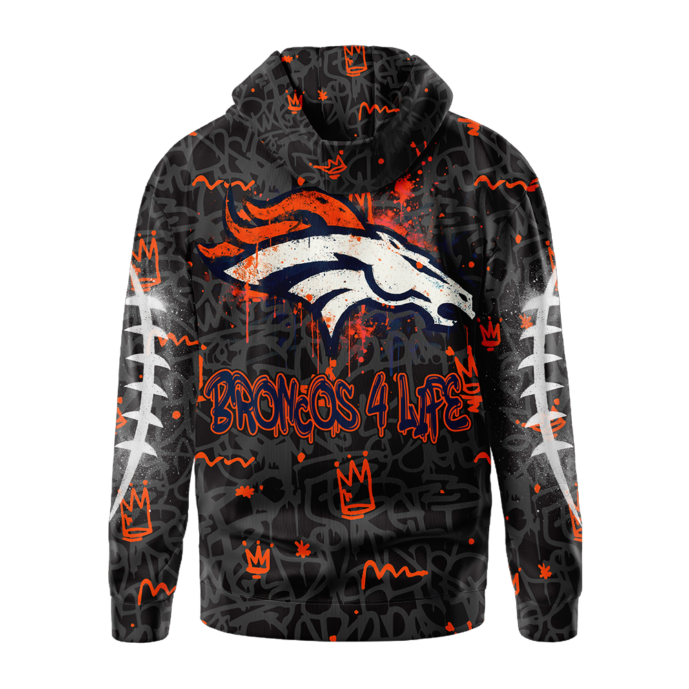 Premium NFL DEN Special Graffiti Hoodie V2 NMD  TTV