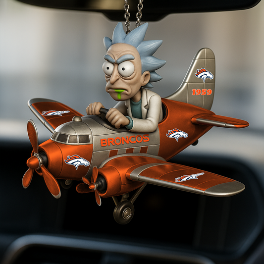Premium NFL DEN x RIC Car Ornament V1 DATND TANTD
