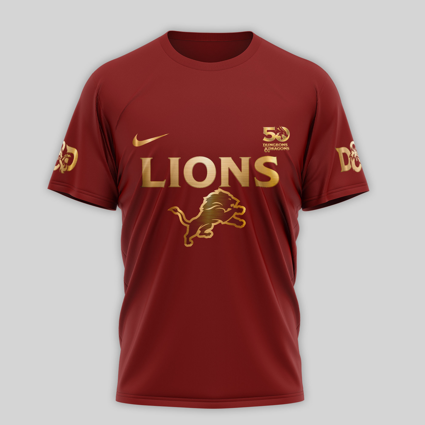 Premium NFL DET x Dungeons And Dragons 50th Anniversary Shirt V15 NMD TTV