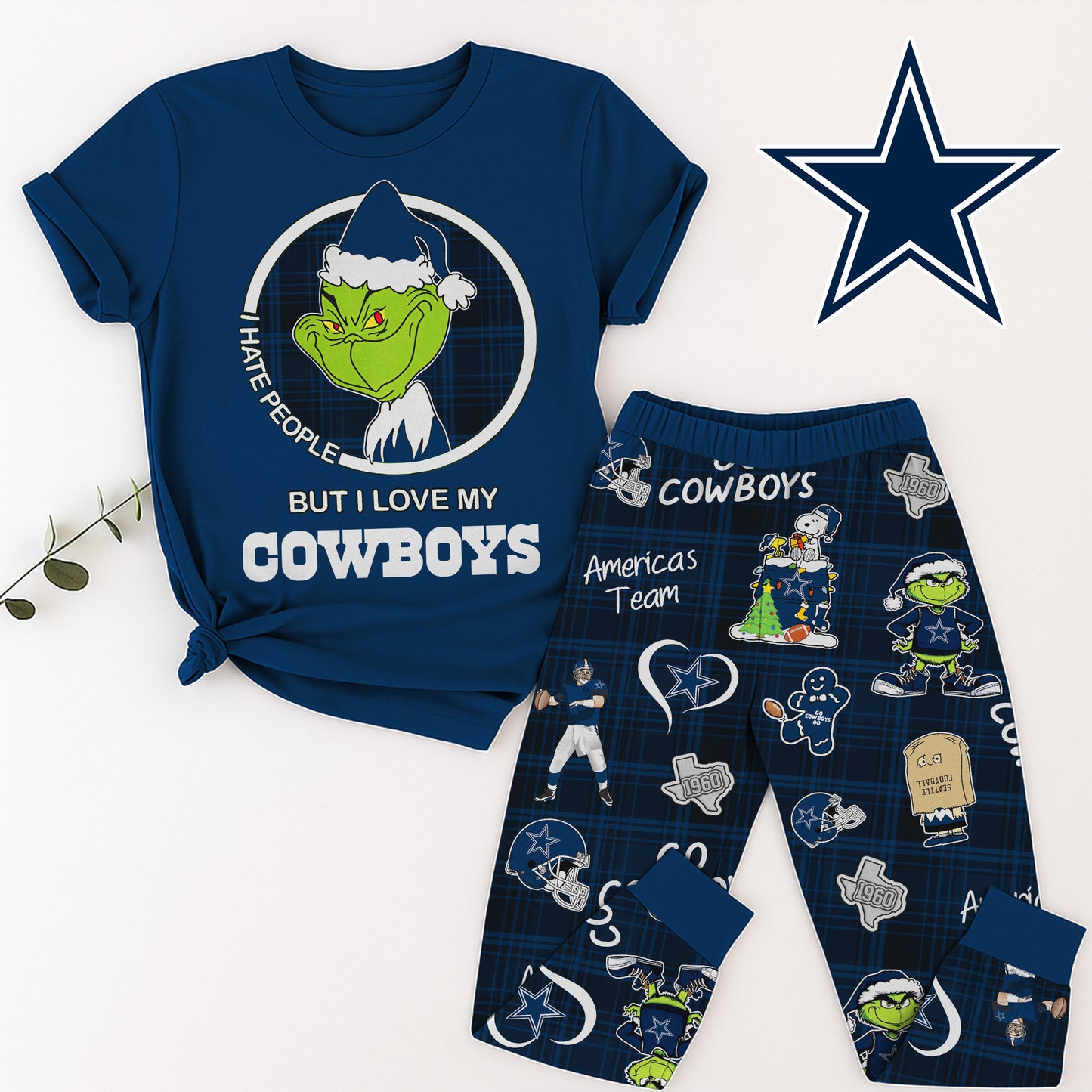 Premium NFL DLCB Pajamas Set V1 NMD NHM