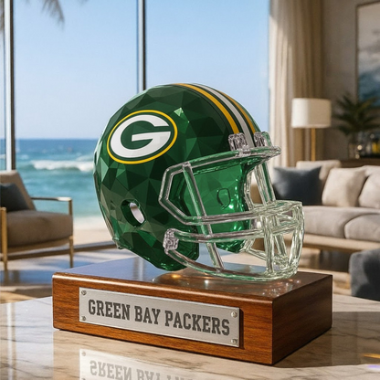 Premium NFL GB Crystal Style Desktop Ornament V1 NMD  TTV