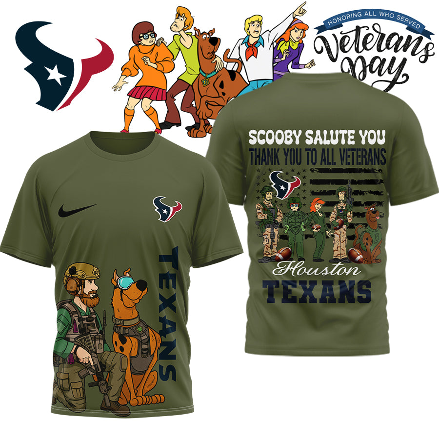 Premium NFL HOU x SCO Salute Veterans T-shirt V15 NMD NHM