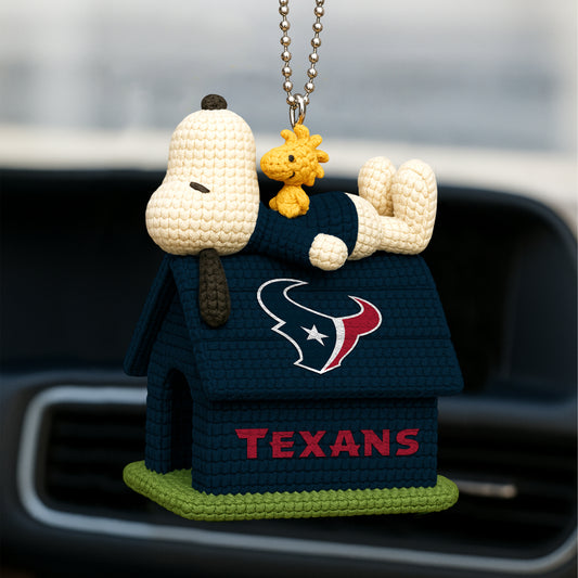 Premium NFL HOU x SNP Knitted Car Ornament V8 NMD NHM