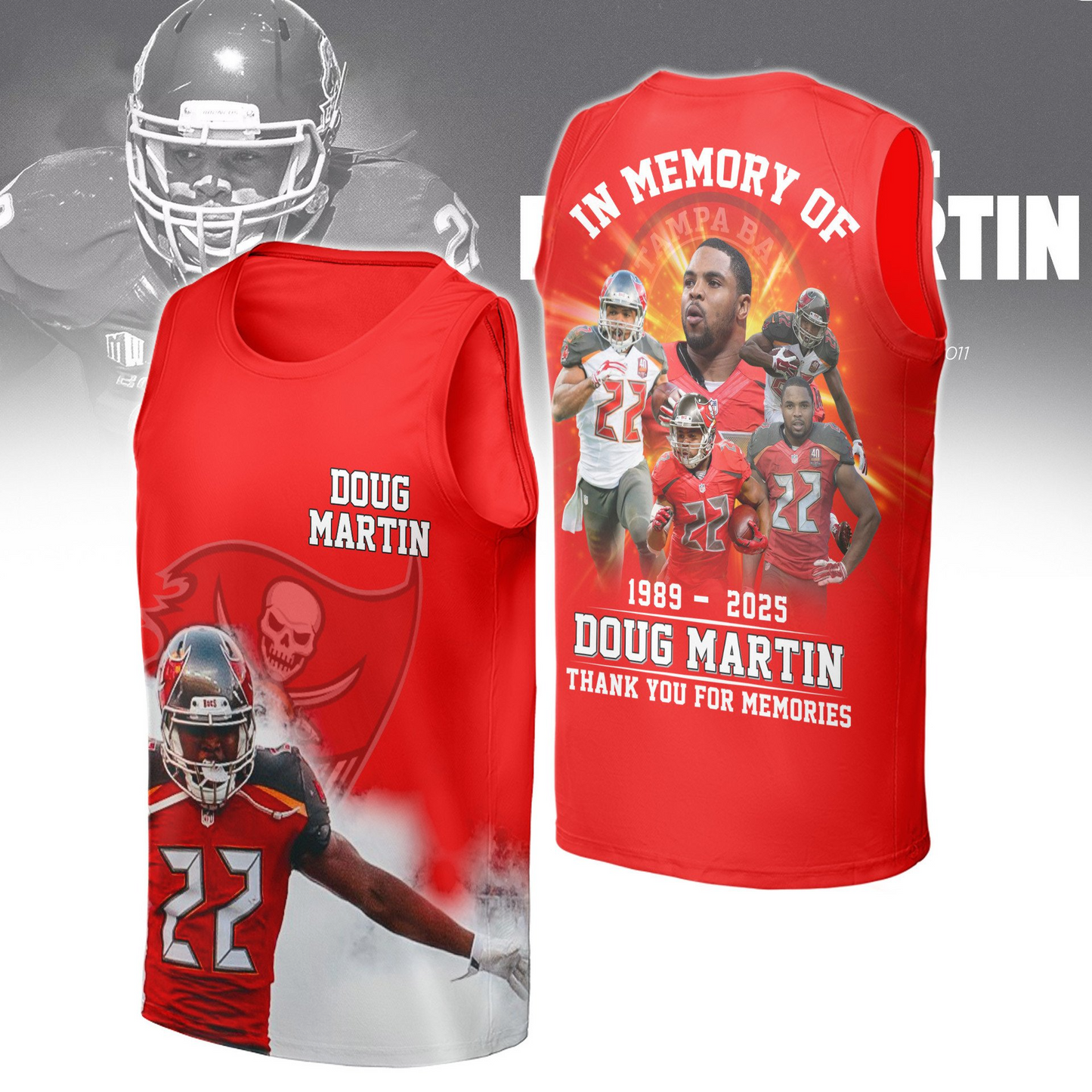 Premium NFL In Memory Of Doug Martin T-Shirt  V1 NMD TTV