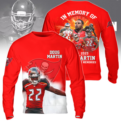 Premium NFL In Memory Of Doug Martin T-Shirt  V1 NMD TTV