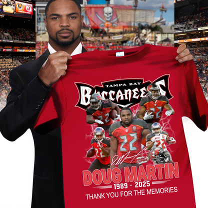 Premium NFL In Memory Of Doug Martin T-Shirt  V2 NMD TTV