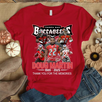 Premium NFL In Memory Of Doug Martin T-Shirt  V2 NMD TTV