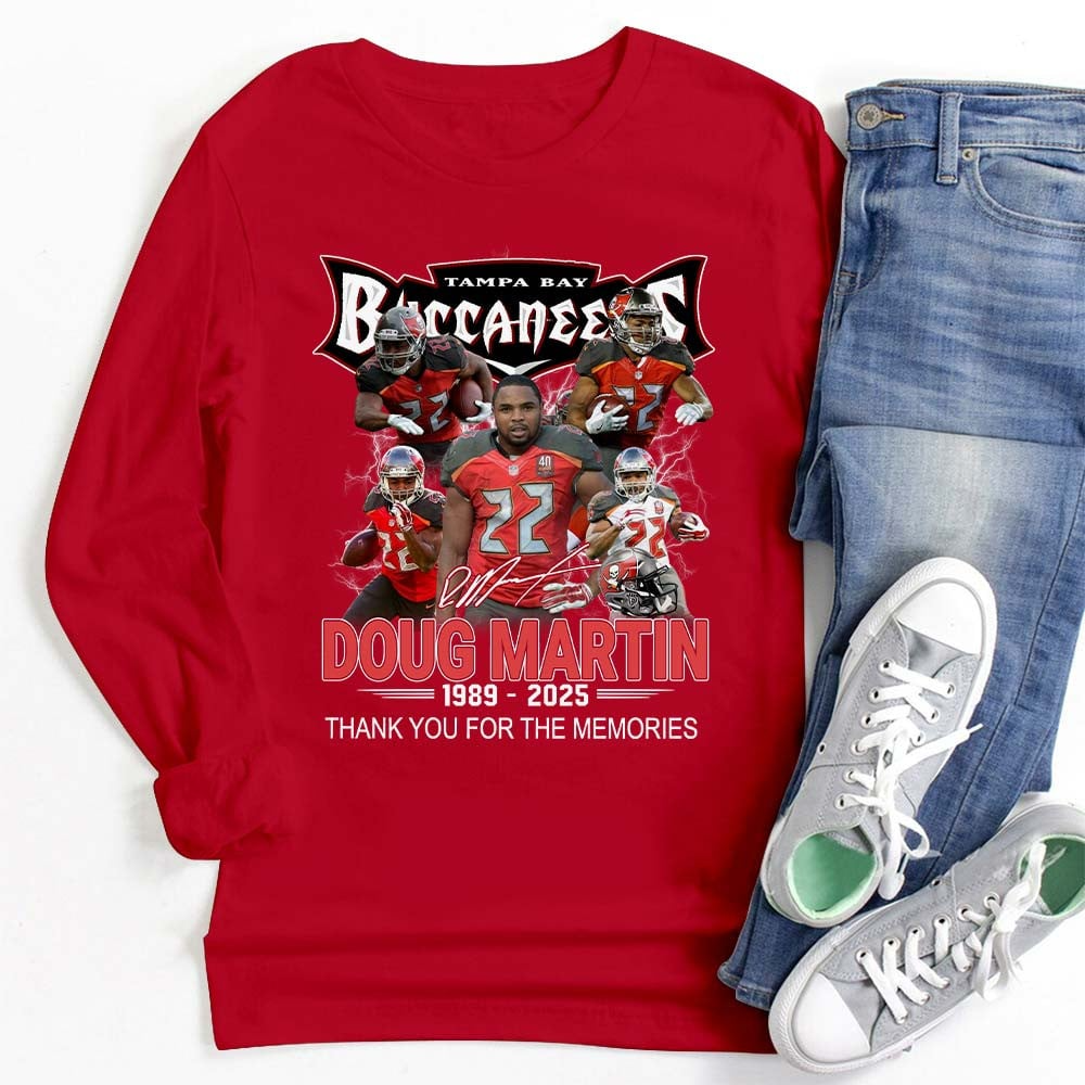 Premium NFL In Memory Of Doug Martin T-Shirt  V2 NMD TTV
