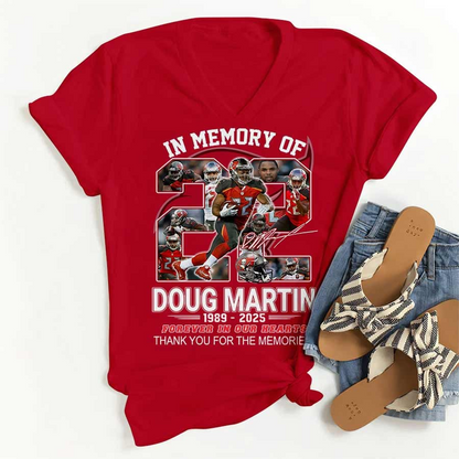 Premium NFL In Memory Of Doug Martin T-Shirt  V3 NMD TTV