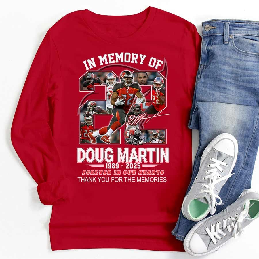 Premium NFL In Memory Of Doug Martin T-Shirt  V3 NMD TTV
