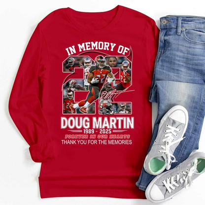 Premium NFL In Memory Of Doug Martin T-Shirt  V3 NMD TTV