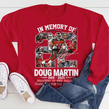Premium NFL In Memory Of Doug Martin T-Shirt  V3 NMD TTV