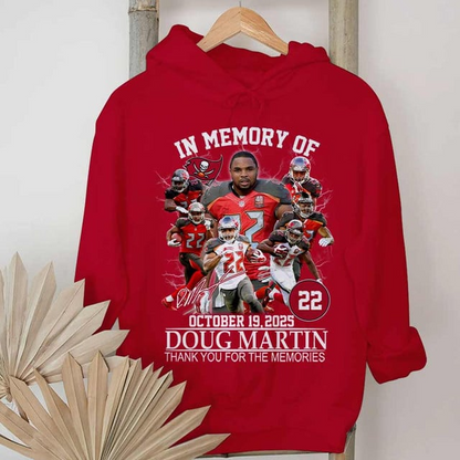 Premium NFL In Memory Of Doug Martin T-Shirt  V4 NMD TTV