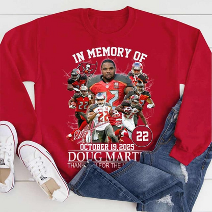Premium NFL In Memory Of Doug Martin T-Shirt  V4 NMD TTV