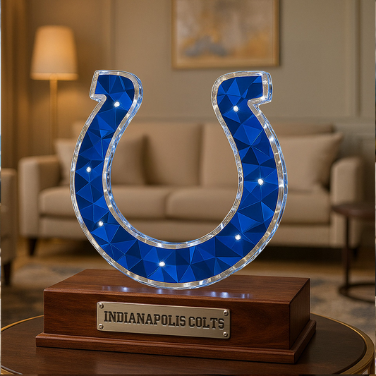 Premium NFL IND Crystal Style Desktop Ornament V1 NMD  TTV