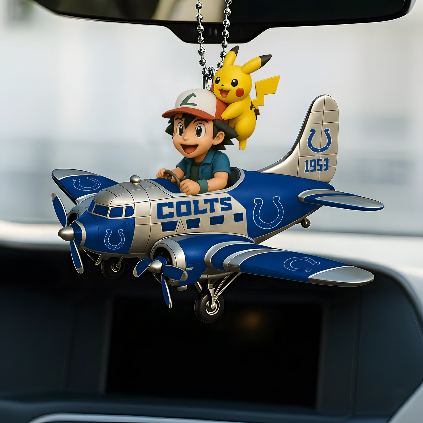Premium NFL IND x POK Car Ornament V1 DATND TANTD