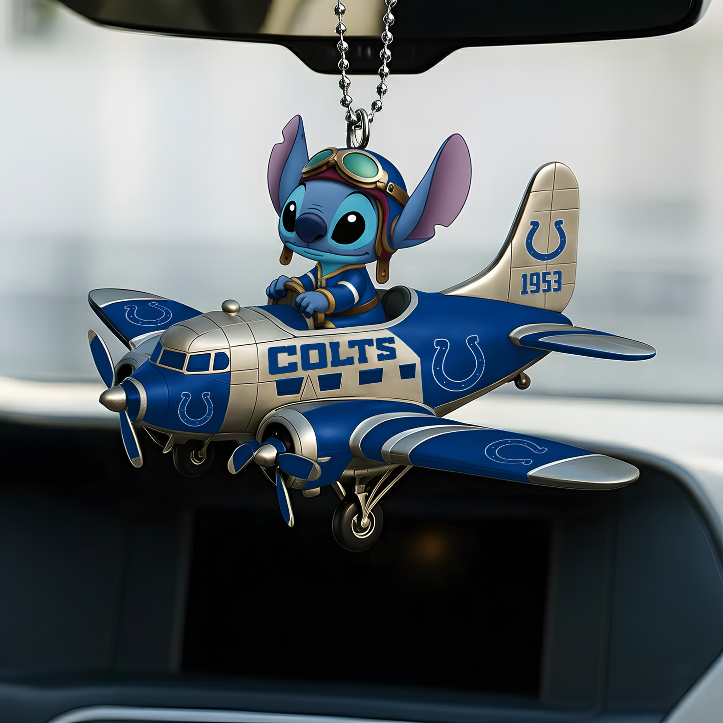 Premium NFL IND x ST Car Ornament V1 DatND DVT