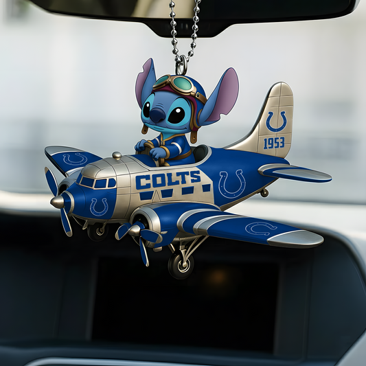 Premium NFL IND x ST Car Ornament V1 DatND DVT