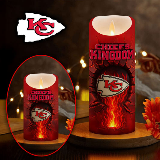 Premium NFL KC Led Candle V2 NMD TTV