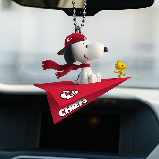 Premium NFL KC x SNP Car Ornament V1 DATND TANTD