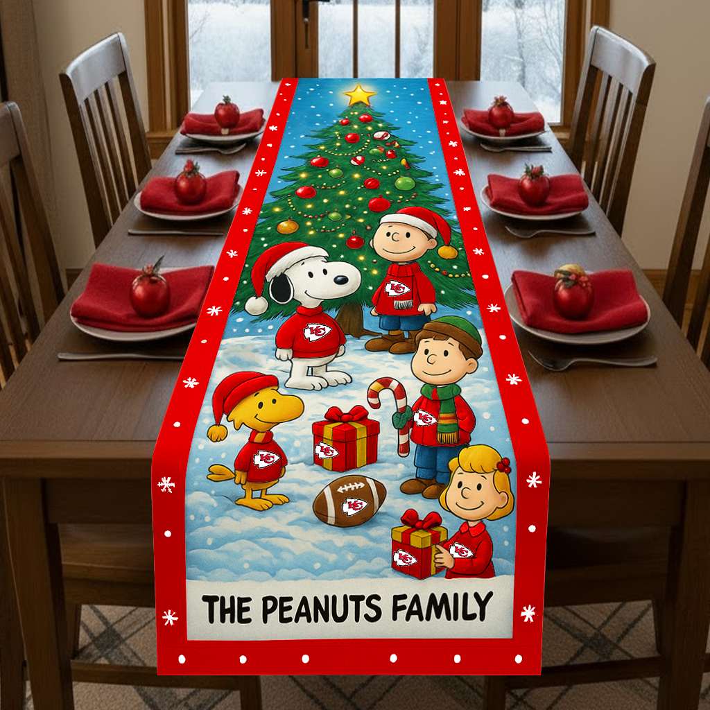 Premium NFL KC x SNP Family Table Runner V1 NMD TTV