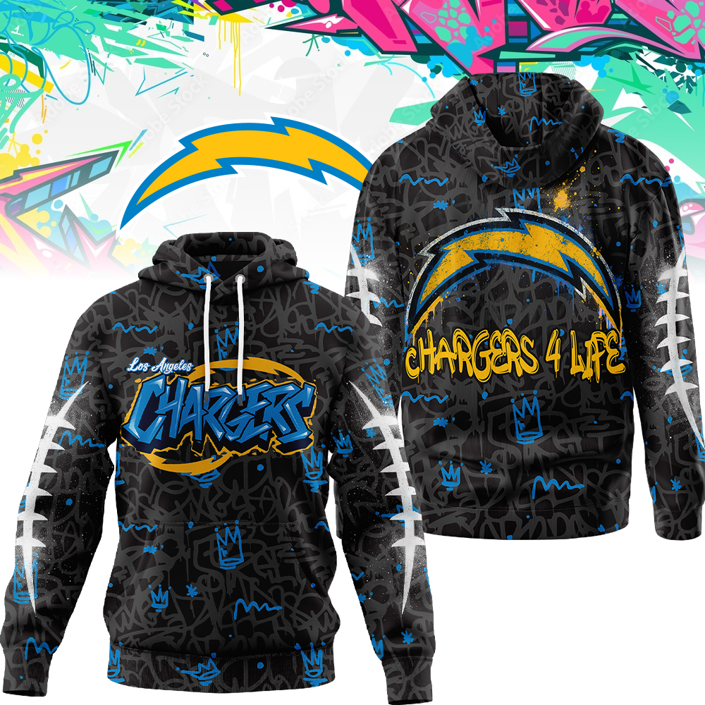 Premium NFL LAC Special Graffiti Hoodie V2 NMD  TTV