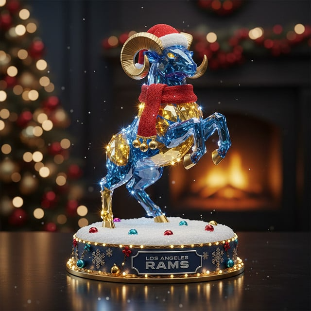 Premium NFL LAR Combo Crystal Christmas Gifts V1 NMD 201025 TTV