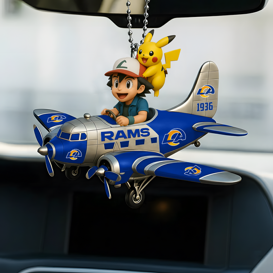 Premium NFL LAR x POK Car Ornament V1 DATND TANTD