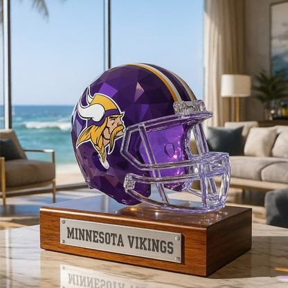 Premium NFL MIN Crystal Style Desktop Ornament V1 NMD  TTV