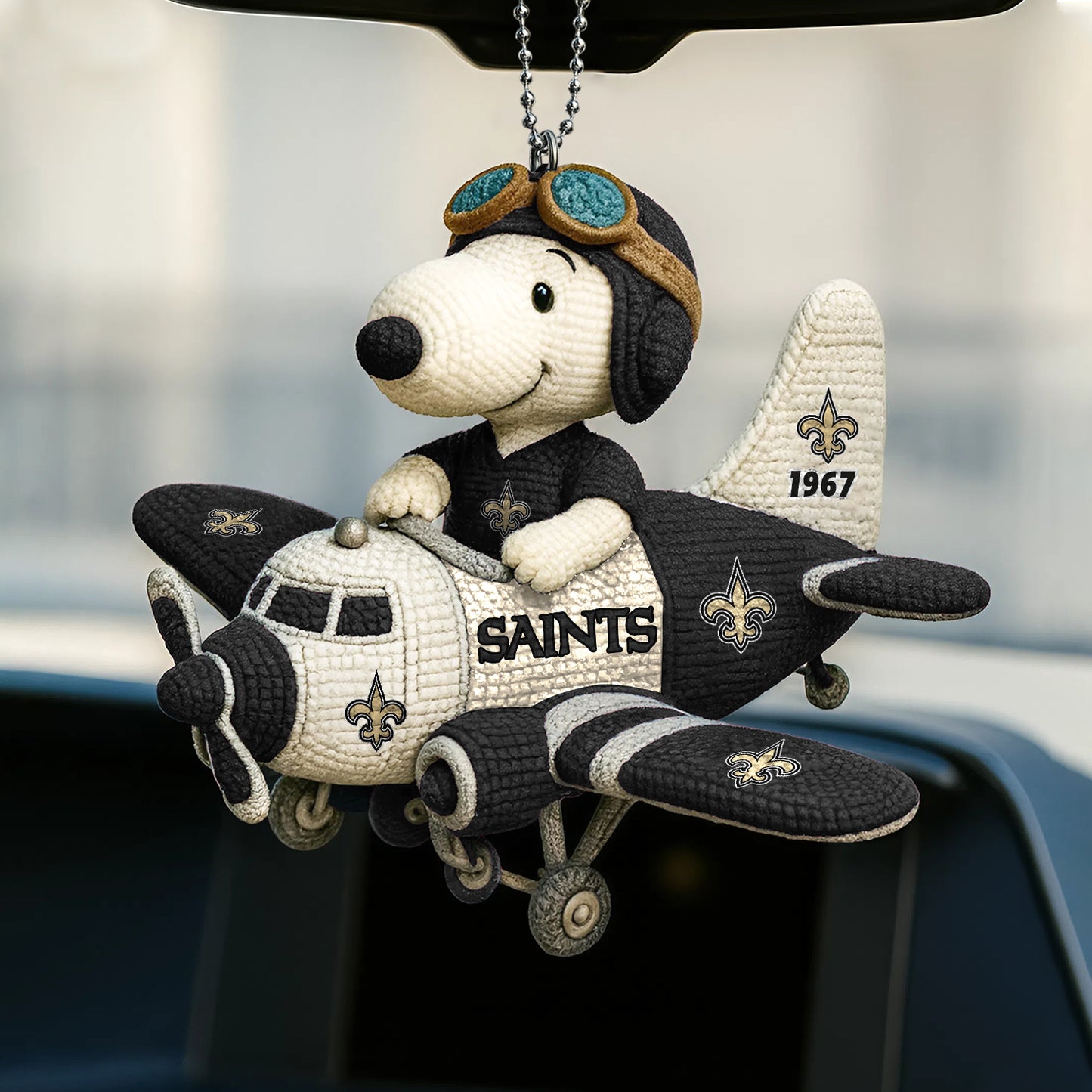 Premium NFL NO x SNP Knitted Car Ornament V6 NMD NHM