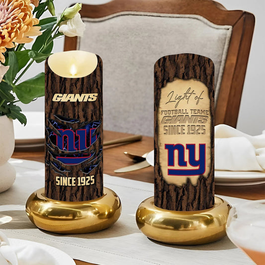Premium NFL NYG Victory Candle NDT NHM