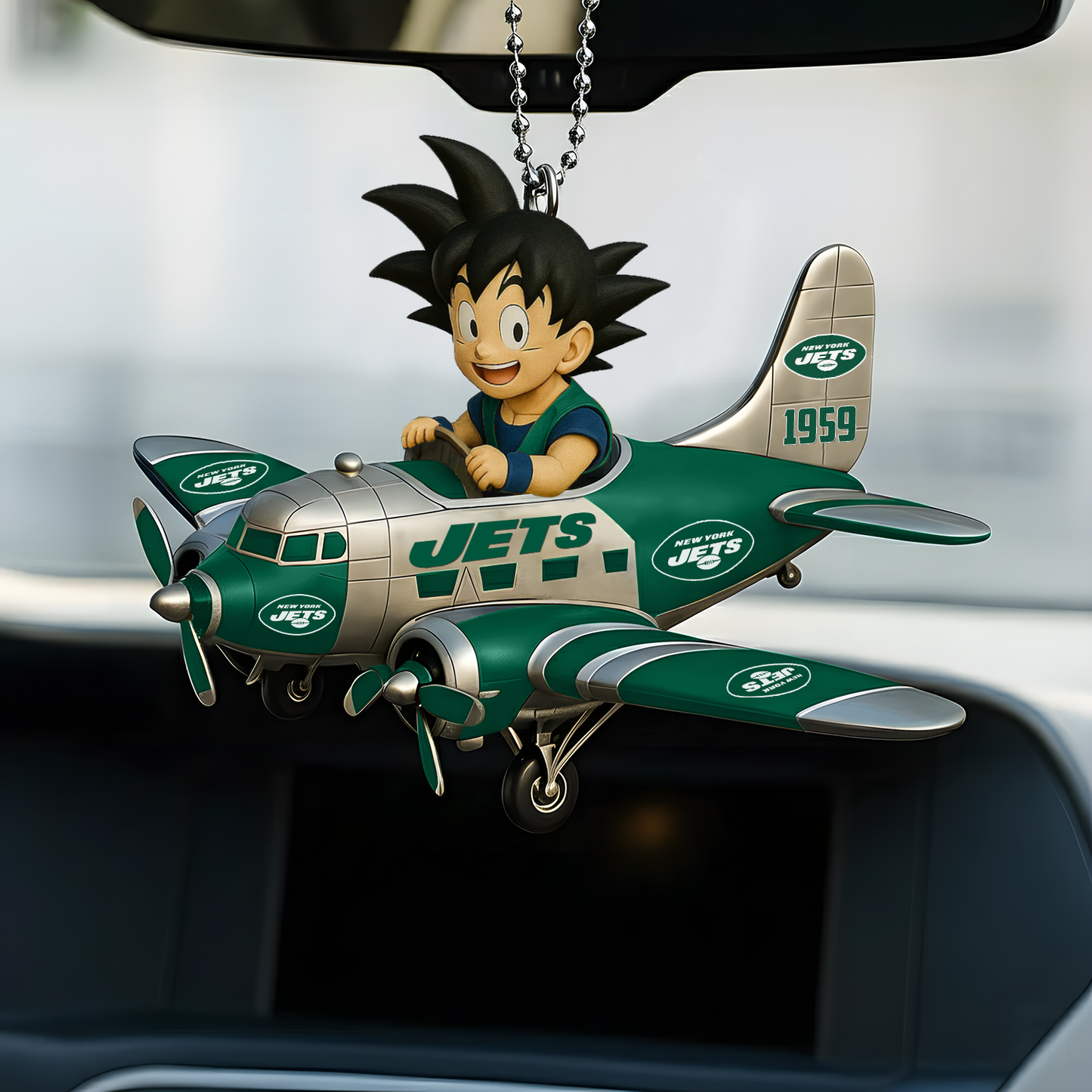 Premium NFL NYJ x SGK Car Ornament DatND DVT