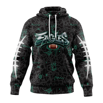 Premium NFL PHI Special Graffiti Hoodie V2 NMD  TTV